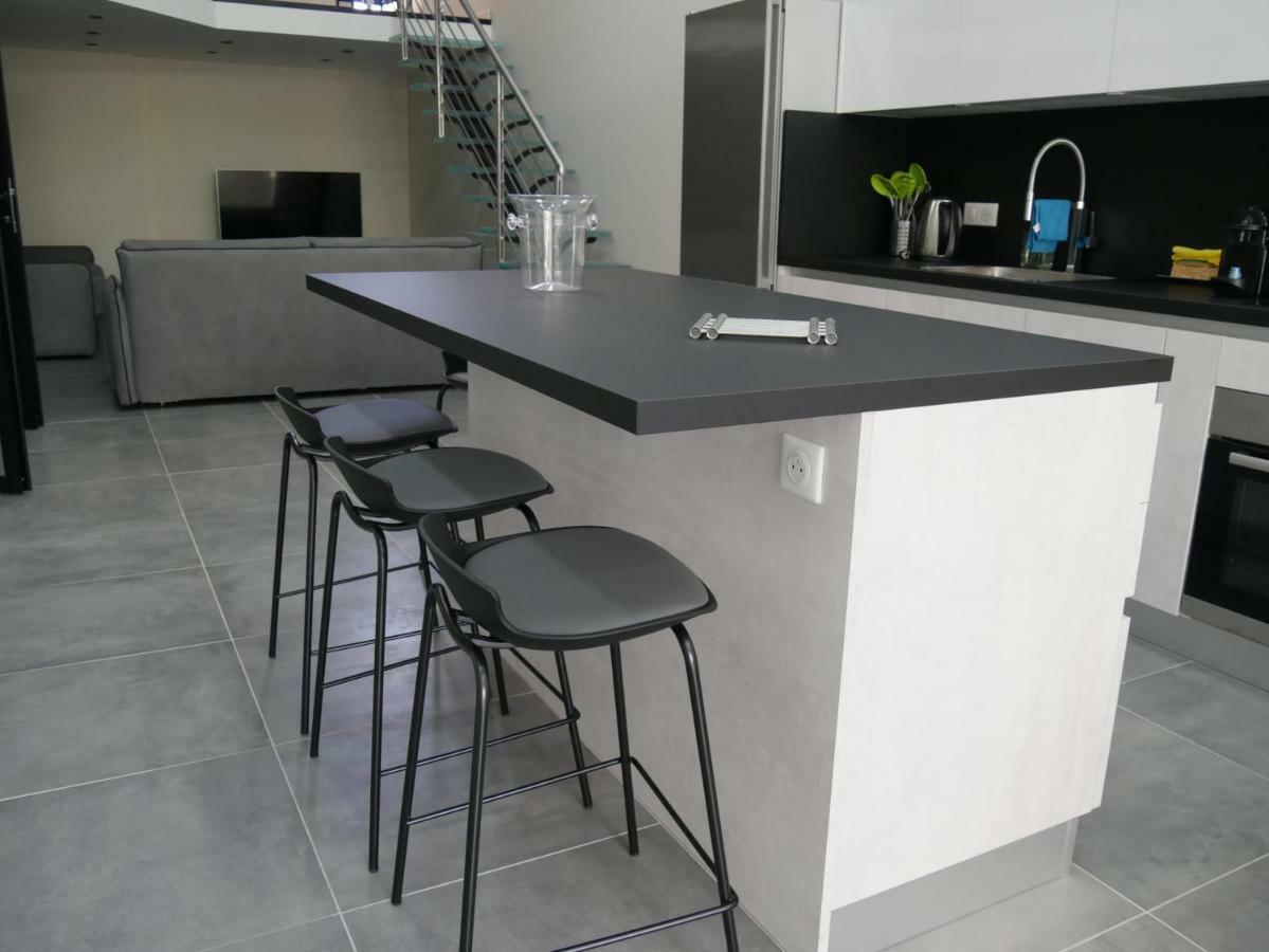 Grand Loft Chic Et Moderne, Deco Industrielle Appartement Beausoleil Buitenkant foto