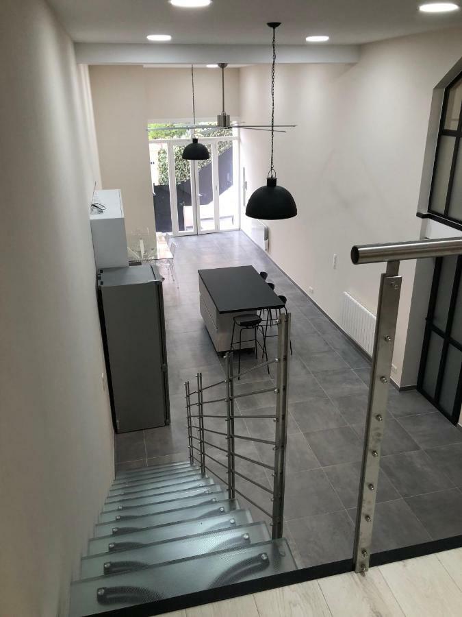 Grand Loft Chic Et Moderne, Deco Industrielle Appartement Beausoleil Buitenkant foto